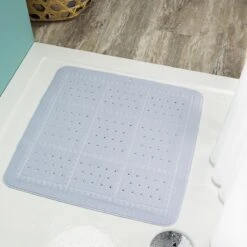 Sealskin Unilux Veiligheidsmat 55x55 Cm - PVC - Blauw 10 Sealskin Unilux Veiligheidsmat 55x55 Cm - PVC - Blauw -Thuis Badkamer 1200x1200 1384