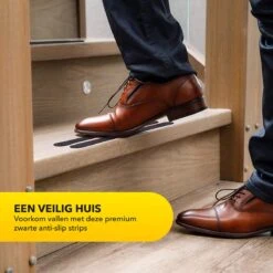 RX Goods 25 Stuks Zelfklevende Anti Slip Strips Stickers – 2 Cm X 20 Cm - Met Schraper – Zwarte Antislip Tape -Thuis Badkamer 1200x1200 1396