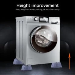 Wasmachine Demper – Trillingsdemper – Anti Slip – Schokdemper – Anti Tril – Wasmachine Voetjes – Vibratiedempers – Verhoger – 4 Stuks - Grijs 9 Wasmachine Demper – Trillingsdemper – Anti Slip – Schokdemper – Anti Tril – Wasmachine Voetjes – Vibratiedempers – Verhoger – 4 Stuks - Grijs -Thuis Badkamer 1200x1200 1415