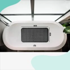 The Original - Douchemat Antislip - Zwart - 88x40cm - Antislipmat Badmat Voor Bad & Douche - Anti Slip Mat Met Zuignappen 17 The Original - Douchemat Antislip - Zwart - 88x40cm - Antislipmat Badmat Voor Bad & Douche - Anti Slip Mat Met Zuignappen -Thuis Badkamer 1200x1200 1435