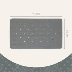 Badmat Grijs Antislip Mat 40 X 70 Cm - Douchemat - Voor Bad En Douche -Thuis Badkamer 1200x1200 1458