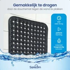 Merkloos Badmat Antislip - Douchemat - Antislipmat Bad - Antislipmat Douche - Schimmelbestendig - Met Zuignappen - Wasbaar - Zwart 14 Merkloos Badmat Antislip - Douchemat - Antislipmat Bad - Antislipmat Douche - Schimmelbestendig - Met Zuignappen - Wasbaar - Zwart -Thuis Badkamer 1200x1200 1480