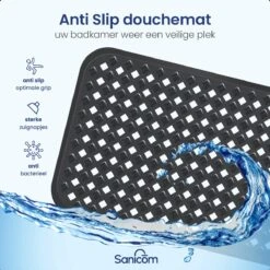 Merkloos Badmat Antislip - Douchemat - Antislipmat Bad - Antislipmat Douche - Schimmelbestendig - Met Zuignappen - Wasbaar - Zwart 19 Merkloos Badmat Antislip - Douchemat - Antislipmat Bad - Antislipmat Douche - Schimmelbestendig - Met Zuignappen - Wasbaar - Zwart -Thuis Badkamer 1200x1200 1485