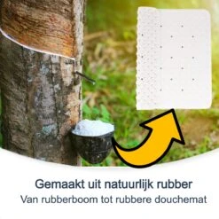 Douchemat Antislip Wit - 53 X 53 Cm - Antislipmat Douche - Badmat -Thuis Badkamer 1200x1200 1497