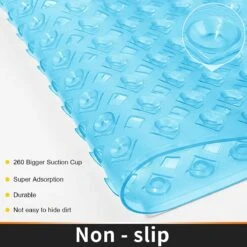 Douchemat Antislip - Badmat - 88x40cm - Antislipmat Voor Douche - Rubber - Blauwbad Mat 18 Douchemat Antislip - Badmat - 88x40cm - Antislipmat Voor Douche - Rubber - Blauwbad Mat -Thuis Badkamer 1200x1200 1510