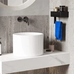 STARMAN WC Rolhouder - Toiletrolhouder Zwart - Badkamer Accessoires - WC Papier Houder -Thuis Badkamer 1200x1200 1598