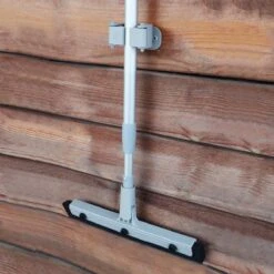 Vitamo™ Premium 2-in-1 Badkamer Vloerwisser Lang Met Ophangsysteem - Douchewisser Met Afdraaibare Wisser - Raamwisser - 180° Draaiend - Uitschuifbaar 70/125 CM - Grijs -Thuis Badkamer 1200x1200 162