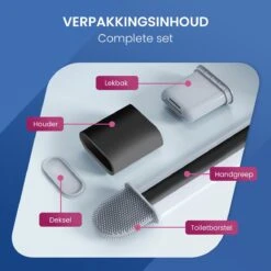 Roegaarden WC Borstel Met Houder – Toiletborstel – Siliconen – Vrijstaand En Hangend – Zwart 17 Roegaarden WC Borstel Met Houder – Toiletborstel – Siliconen – Vrijstaand En Hangend – Zwart -Thuis Badkamer 1200x1200 1753