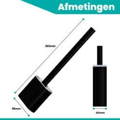 Merkloos WC Borstel Met Houder Zwart - Zwarte Toiletborstel - Duurzame Wc Borstel - Duurzame Toiletborstel -Thuis Badkamer 1200x1200 1765