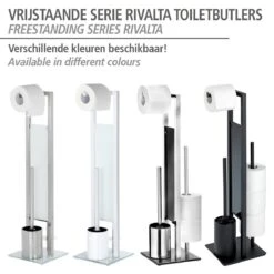 WENKO Toiletbutler Rivalta Zwart - Toiletborstel Met Houder, Toiletrolhouder En Reserverolhouder 37 WENKO Toiletbutler Rivalta Zwart - Toiletborstel Met Houder, Toiletrolhouder En Reserverolhouder -Thuis Badkamer 1200x1200 1823