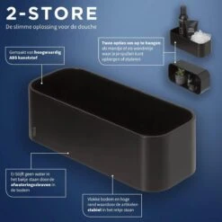 Tiger 2-Store - Wandrekje / Douchemandje - 25 Cm - Zwart 22 Tiger 2-Store - Wandrekje / Douchemandje - 25 Cm - Zwart -Thuis Badkamer 1200x1200 1919