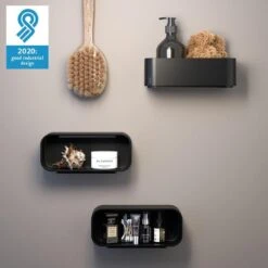 Tiger 2-Store - Wandrekje / Douchemandje - 25 Cm - Zwart 25 Tiger 2-Store - Wandrekje / Douchemandje - 25 Cm - Zwart -Thuis Badkamer 1200x1200 1921