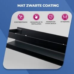 Roegaarden Doucherek Zonder Boren - Doucherekjes - Hangend - Zwart RVS - 23 CM 15 Roegaarden Doucherek Zonder Boren - Doucherekjes - Hangend - Zwart RVS - 23 CM -Thuis Badkamer 1200x1200 1929