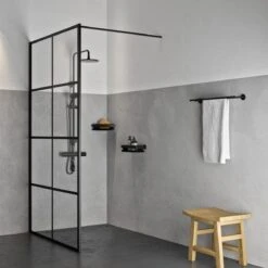 Tiger Noon Douchemand - Zwart -Thuis Badkamer 1200x1200 1982