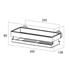Tiger Noon Douchemand - Zwart -Thuis Badkamer 1200x1200 1983