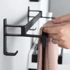 Handdoekrek Dubbele Stang Zonder Boren - Handdoekrek Badkamer - Handdoekhouder - Handdoekstang - Zelfklevend - 60CM - Gratis Handdoek -Thuis Badkamer 1200x1200 1995