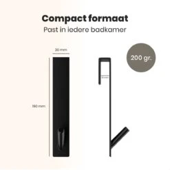 NovaQ Handoekhaakjes - Handoekhouder- Zwart - Douchewand Haak - Set Van 2 Stuks 15 NovaQ Handoekhaakjes - Handoekhouder- Zwart - Douchewand Haak - Set Van 2 Stuks -Thuis Badkamer 1200x1200 2008