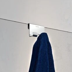 Tiger Caddy - Douchehaak - Glaspaneel Dikte 6-8 Mm - 3,5 X 7 X 5 Cm - Chroom -Thuis Badkamer 1200x1200 2061