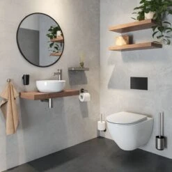 Tiger Cooper - Handdoekhaak Medium Met Zelfklevende Wandsteun - RVS Geborsteld -Thuis Badkamer 1200x1200 2066