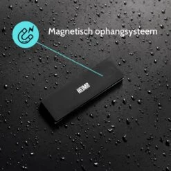 Douchewisser Zwart Met Magneetstrip - Badkamer Accessoires - Raamwisser - Trekker Douche - Silicone - 21cm X 20cm -Thuis Badkamer 1200x1200 213