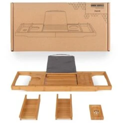 LifeGoods Badplank - Uitschuifbaar - Voor In Bad - 74.5 Tot 108.5 Cm - Met Houder - Hout 18 LifeGoods Badplank - Uitschuifbaar - Voor In Bad - 74.5 Tot 108.5 Cm - Met Houder - Hout -Thuis Badkamer 1200x1200 343