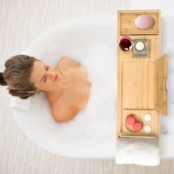 Sleepydays Luxe Badplank – Badplank Voor In Bad – Badrek - Uitschuifbaar - 75-100 Cm 11 Sleepydays Luxe Badplank – Badplank Voor In Bad – Badrek - Uitschuifbaar - 75-100 Cm -Thuis Badkamer 1200x1200 400