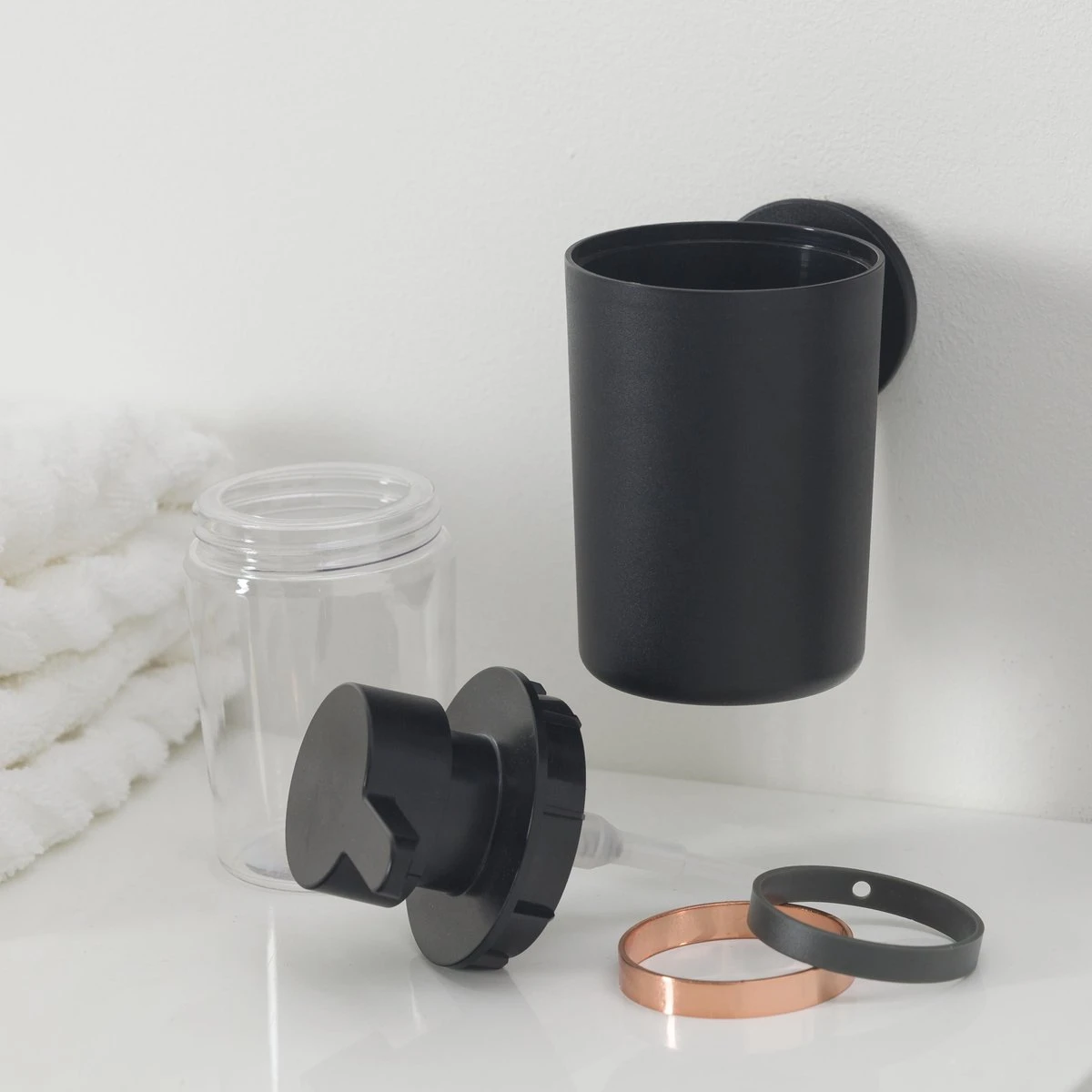 Tiger Urban - Zeepdispenser - Zwart 10 Tiger Urban - Zeepdispenser - Zwart - Afbeelding 8