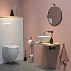 Tiger Porto - Zeepdispenser 200 Ml - Vrijstaand - Zwart -Thuis Badkamer 1200x1200 462