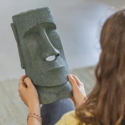 Rotary Hero® Moai - Tissue Box Houder Voor Zakdoeken Tissue Dispenser Cosmeticadoekjesbox - Voor Keuken Badkamer Slaapkamer - Rechthoekig - 18x19x31.5 Cm -Thuis Badkamer 1200x1200 516