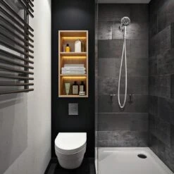 Ionische Dubbelzijdige Douchekop XL | 10 Straalsoorten | Antibacterieel | Antikalk Bescherming | Waterbesparend | Chrome -Thuis Badkamer 1200x1200 535