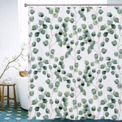 Douchegordijn - Badkamer Accessoires - Eucalyptus - 180x200 Cm 17 Douchegordijn - Badkamer Accessoires - Eucalyptus - 180x200 Cm -Thuis Badkamer 1200x1200 555