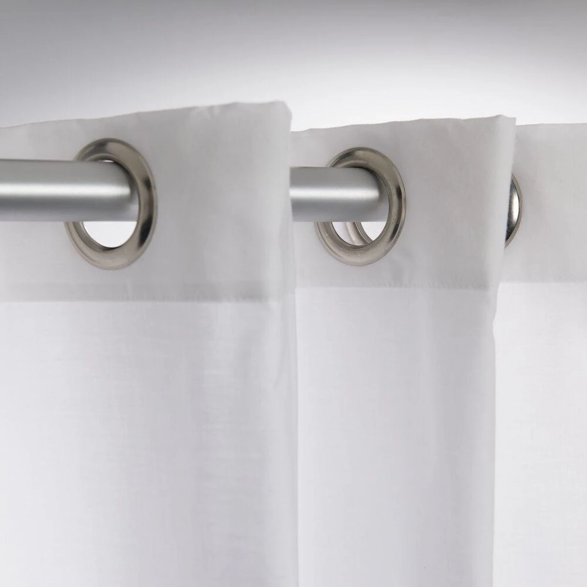 Sealskin Coloris Douchegordijn 180x200 Cm - Polyester / Katoen - Wit 5 Sealskin Coloris Douchegordijn 180x200 Cm - Polyester / Katoen - Wit - Afbeelding 3