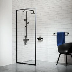 Tiger Tyne Doucheset - Regendouche Ø 22,5 Cm - Handdouche Ø 12 Cm - 3 Standen - Mat Zwart -Thuis Badkamer 1200x1200 707