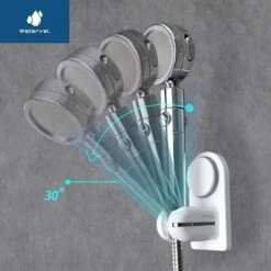 Zelfklevende Douchekophouder Met Zuignap - Universele Douchekop & Handdouche Houder - Verstelbaar - Handdouchehouder - Douche Kop Wandhouder - Zonder Boren & Schroeven -Thuis Badkamer 1200x1200 744