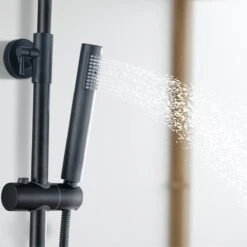 LOMAZOO Regendouche Zwart - Zwarte Doucheset Met Thermostaatkraan - Pandora -Thuis Badkamer 1200x1200 785