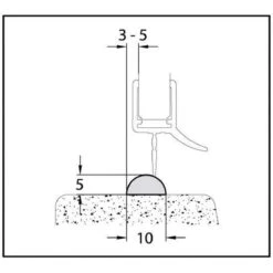 Douche En Bad Dorpel 5x10mm Niet Zelfklevend 1 Meter -Thuis Badkamer 1200x1200 842