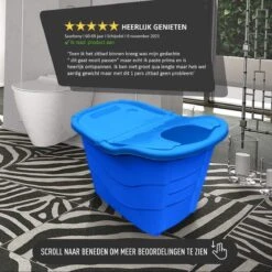 Goodlife Zitbad Voor Volwassenen XL – Bath Bucket – 330L 1M Lang – Mobiele Badkuip – Zitbad Voor In De Douche - Zitbad - Mobiele Badkuip - Zitbad Kinderen - Zitbad Voor Volwassenen - Blauw 9 Goodlife Zitbad Voor Volwassenen XL – Bath Bucket – 330L 1M Lang – Mobiele Badkuip – Zitbad Voor In De Douche - Zitbad - Mobiele Badkuip - Zitbad Kinderen - Zitbad Voor Volwassenen - Blauw -Thuis Badkamer 1200x1200 873