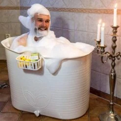 Zitbad Voor Volwassenen - Bath Bucket - Wit - 200L 34 Zitbad Voor Volwassenen - Bath Bucket - Wit - 200L -Thuis Badkamer 1200x1200 921