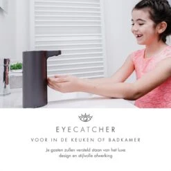 101Products Automatische Zeepdispenser - USB Oplaadbaar - Zeepdispenser Met Sensor - Zeeppompje - Zwart 17 101Products Automatische Zeepdispenser - USB Oplaadbaar - Zeepdispenser Met Sensor - Zeeppompje - Zwart -Thuis Badkamer 1200x1200 93