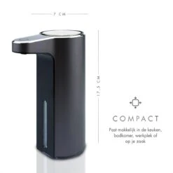101Products Automatische Zeepdispenser - USB Oplaadbaar - Zeepdispenser Met Sensor - Zeeppompje - Zwart 19 101Products Automatische Zeepdispenser - USB Oplaadbaar - Zeepdispenser Met Sensor - Zeeppompje - Zwart -Thuis Badkamer 1200x1200 95