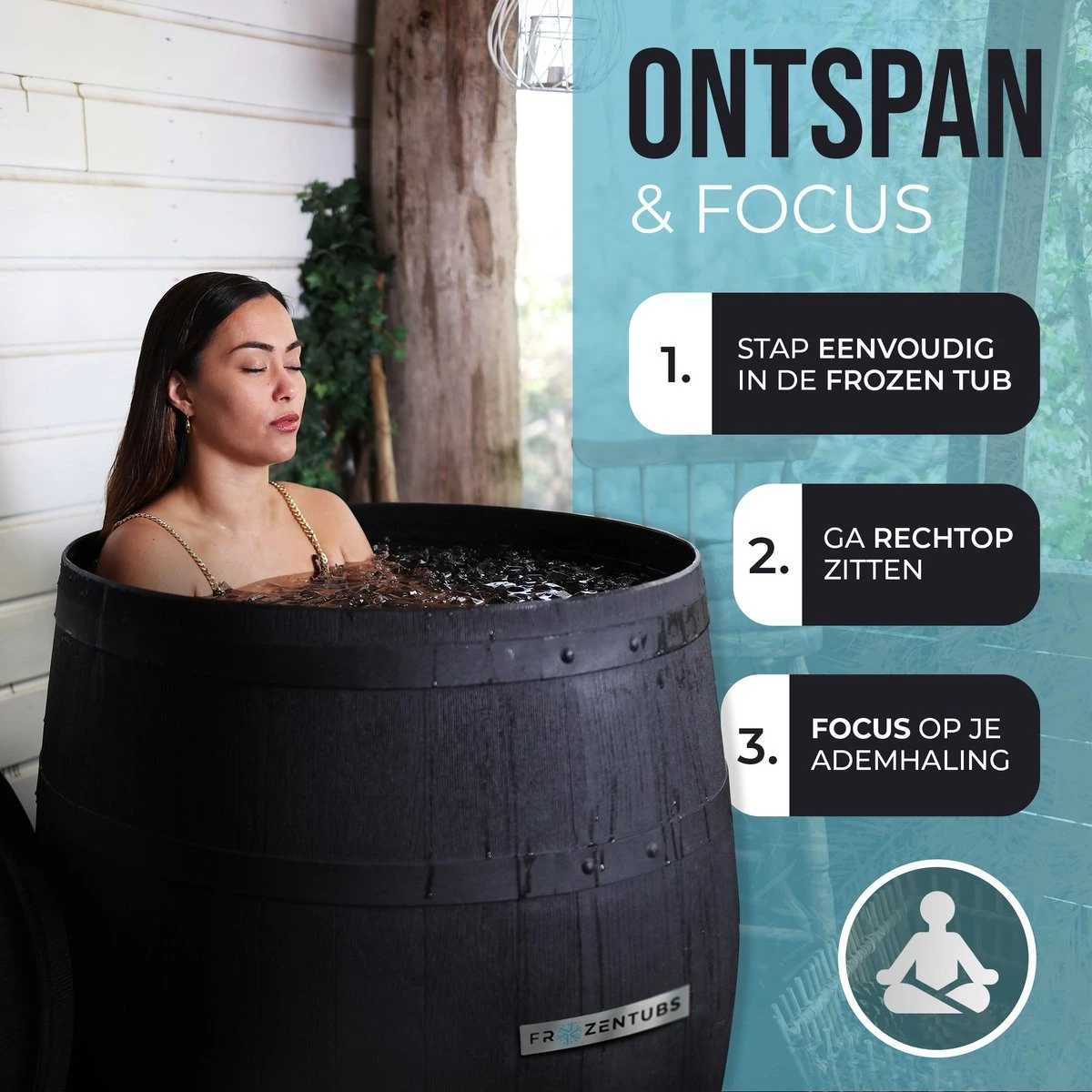 FrozenTubs IJsbad - Zitbad - Ice Bath Bucket - Bathtub - Dompelbad - Wim Hof Methode 4 FrozenTubs IJsbad - Zitbad - Ice Bath Bucket - Bathtub - Dompelbad - Wim Hof Methode - Afbeelding 2