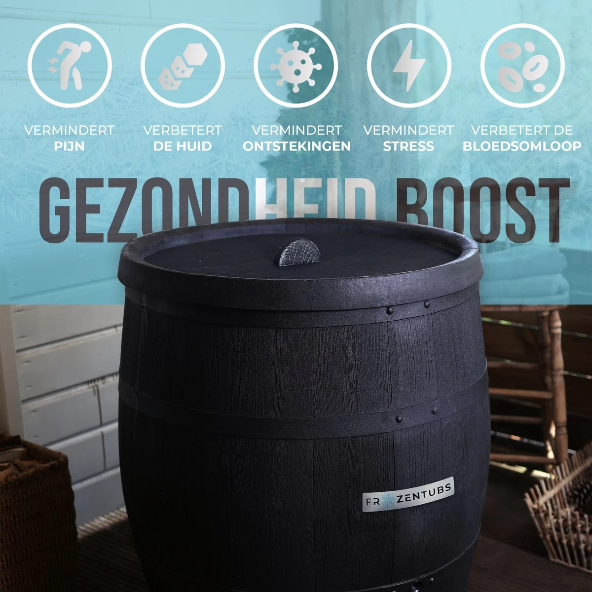 FrozenTubs IJsbad - Zitbad - Ice Bath Bucket - Bathtub - Dompelbad - Wim Hof Methode 8 FrozenTubs IJsbad - Zitbad - Ice Bath Bucket - Bathtub - Dompelbad - Wim Hof Methode - Afbeelding 6