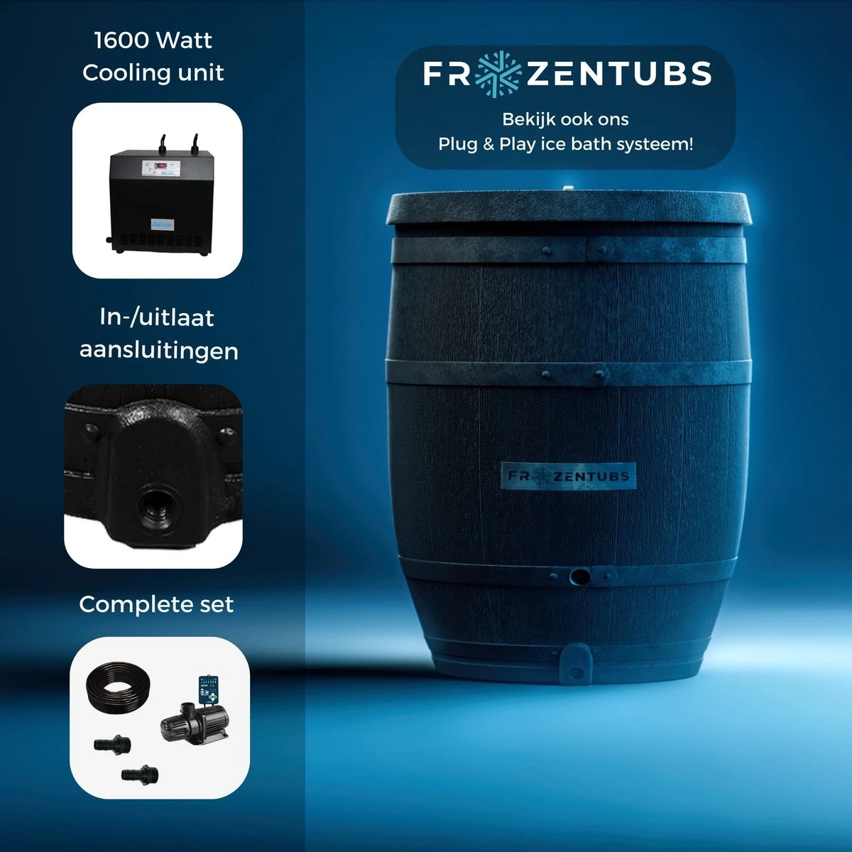 FrozenTubs IJsbad - Zitbad - Ice Bath Bucket - Bathtub - Dompelbad - Wim Hof Methode 10 FrozenTubs IJsbad - Zitbad - Ice Bath Bucket - Bathtub - Dompelbad - Wim Hof Methode - Afbeelding 8