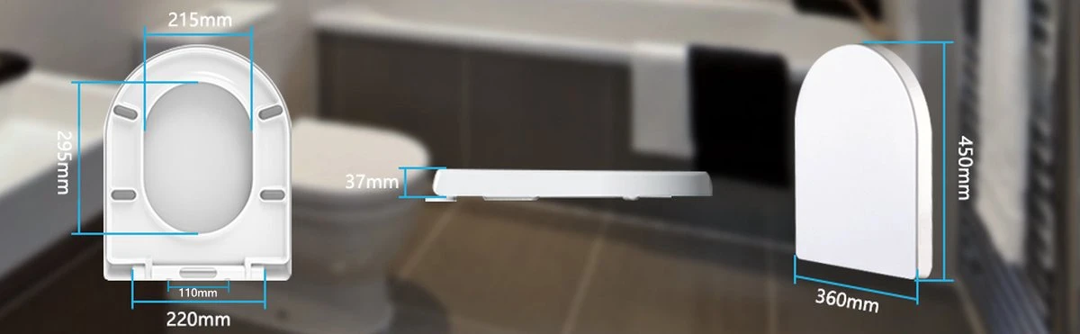 Blazelife Wc Bril - Wc Bril Softclose Van Duurzaam Ureumformaldehyde - Lonely Day - Toiletdeksel Universeel - Afneembaar - Antibacterieel - D-vorm 6 Blazelife Wc Bril - Wc Bril Softclose Van Duurzaam Ureumformaldehyde - Lonely Day - Toiletdeksel Universeel - Afneembaar - Antibacterieel - D-vorm - Afbeelding 4