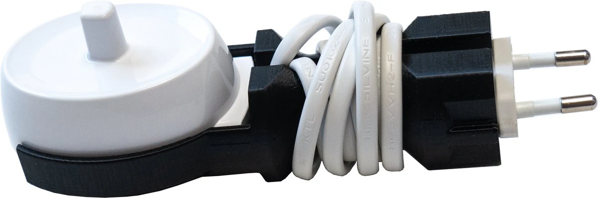 Oral-B Wandhouder Adapter Voor Originele Laadkabel // Zwart 4 Oral-B Wandhouder Adapter Voor Originele Laadkabel // Zwart - Afbeelding 2