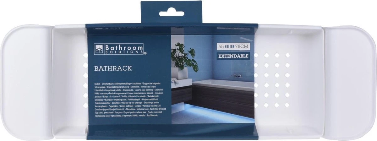 Bathroom Solutions - 55 Tot 78cm - Uitschuifbaar Badrek 7 Bathroom Solutions - 55 Tot 78cm - Uitschuifbaar Badrek - Afbeelding 5