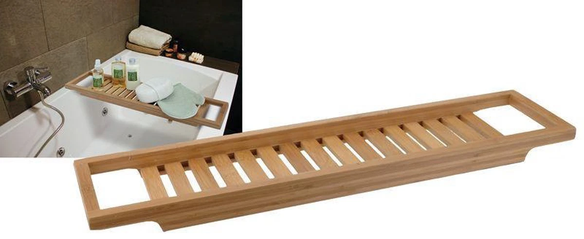 Bathroom Solutions Bamboe Badrek 64x15 Cm 6 Bathroom Solutions Bamboe Badrek 64x15 Cm - Afbeelding 4