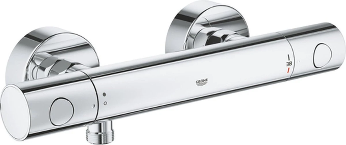 GROHE Grohtherm 800 Cosmopolitan Thermostatische Douchekraan - Met Koppelingen - Chroom - 34765000 9 GROHE Grohtherm 800 Cosmopolitan Thermostatische Douchekraan - Met Koppelingen - Chroom - 34765000 - Afbeelding 7