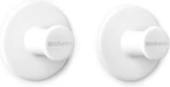 Brabantia ReNew Handdoekhaakjes - 2 Stuks - White -Thuis Badkamer 1200x618 1