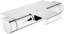GROHE Grohtherm 2000 New Thermostatische Badkraan - 15cm - CoolTouch - Met Tray - Chroom - 34464001